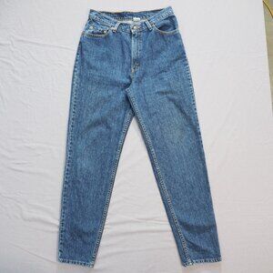 Vintage Levis Mom Jeans Size 13 Juniors Blue High Rise Tapered USA 90s